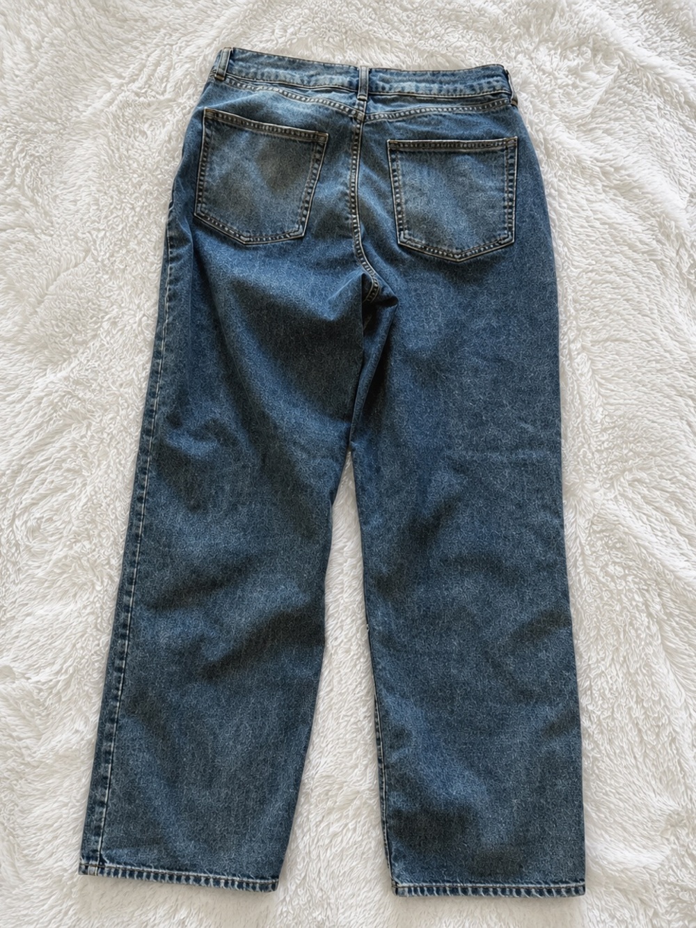 Classic Women's Blue Straight-Leg Jeans - Picture 2 of 2